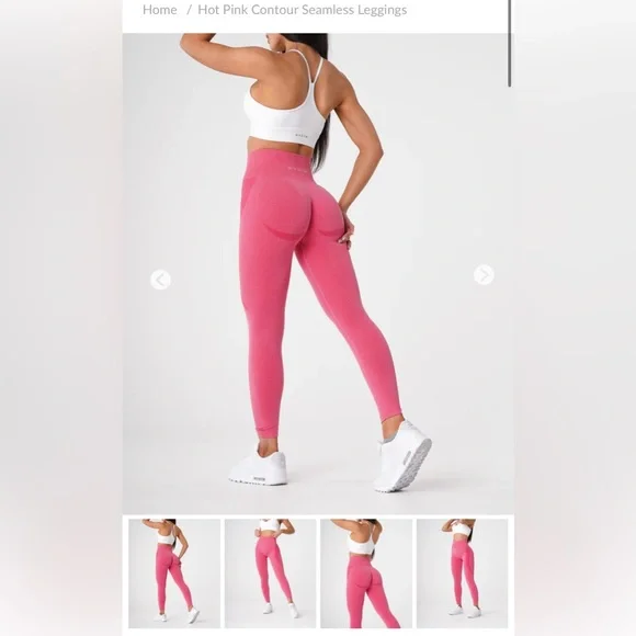NVGTN Pants Jumpsuits Nvgtn Hot Pink Contour Seamless
